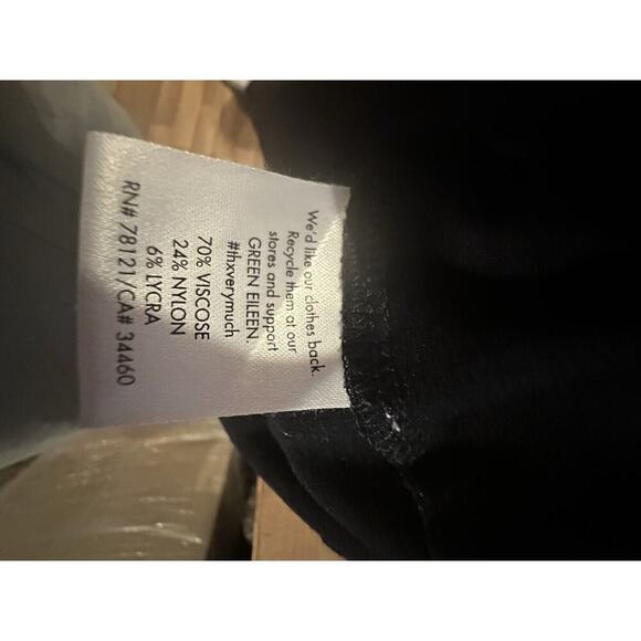 Eileen Fisher Mini Pencil Skirt Womens Sz L Pull On Stretch Businesscore Office - Picture 5 of 5